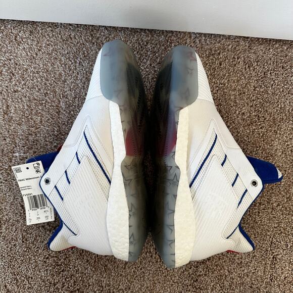 NEW Adidas T-Mac Millennium 2 Single Game 62 Points Basketball Shoe White 7.5 main image 5